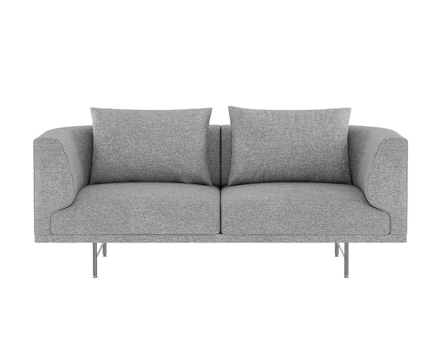 Vipp-Chimney-Sofa-2S-Brook-Grey-Melange-Steel-Legs