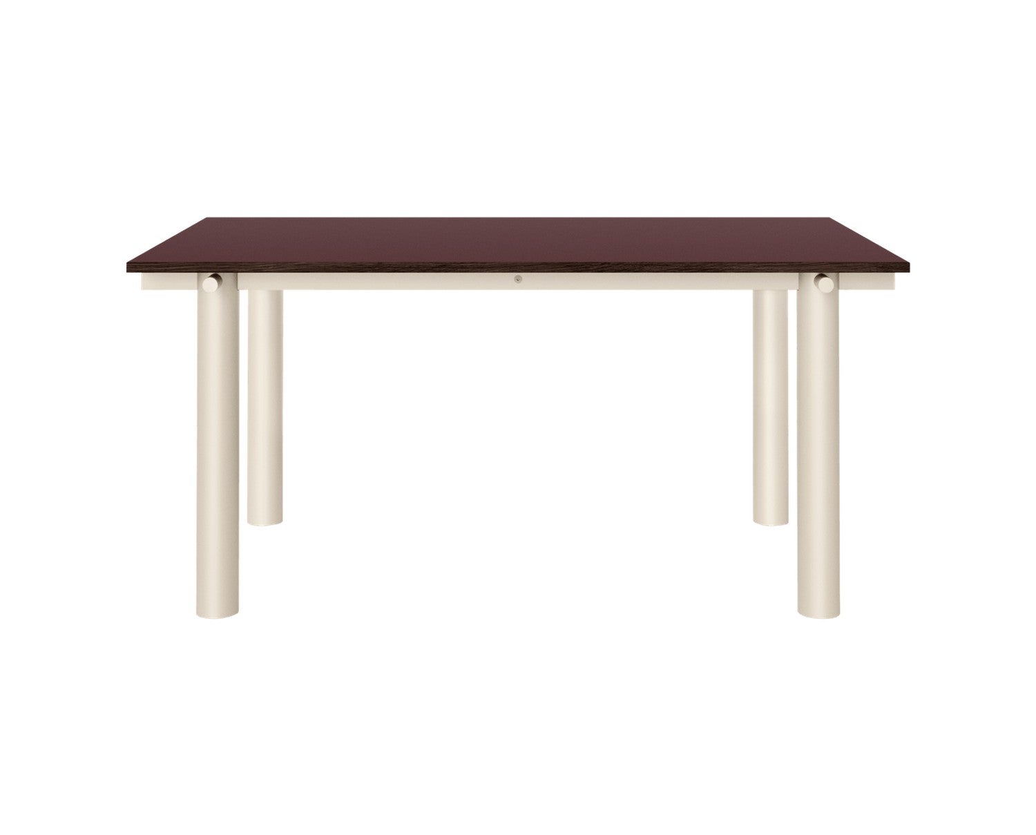 Ferm-Living-Atura-Matbord-160x90-Light-Cashmere-Burgundy-Linoleum-1