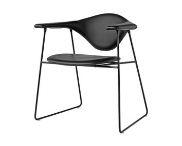 Masculo_DiningChair_Sledge_FullyUpholstered_Black_Leather_Black_F3Q