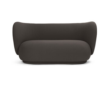 Ferm-Living-Rico-Sofa-2-Seater-Grain-Chocolate