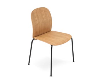 Book Stol med træsæde i naturlakeret eg