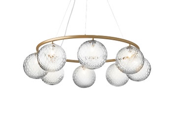 Nuura-Miira-8-Circular-Chandelier-Brass-Optic-Clear