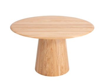 Mushroom spisebord. rundt i massiv eg fra Gazzda