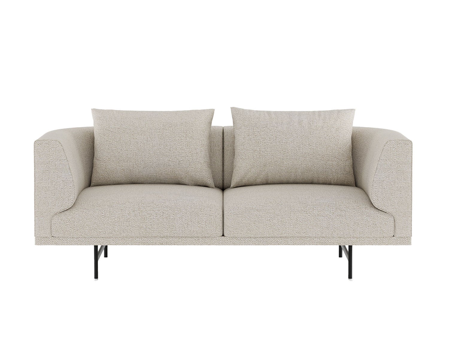 Vipp-Chimney-Sofa-2S-Wavy-Black-Legs