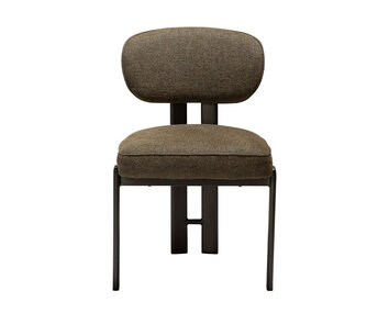 Dan-Form-Duct-Chair-Dark-Olive-Boucle-Antique-Pewter-1