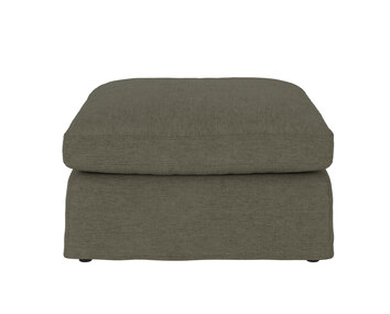 Peyton Fodskammel i stoffet Ursula 613 Grøn