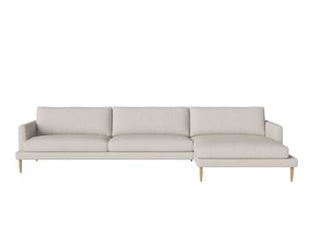 Bolia-Veneda-Sofa-4-5-Seater-Chaise-Longue-Right-Adria-Beige-Oiled-Oak-Legs