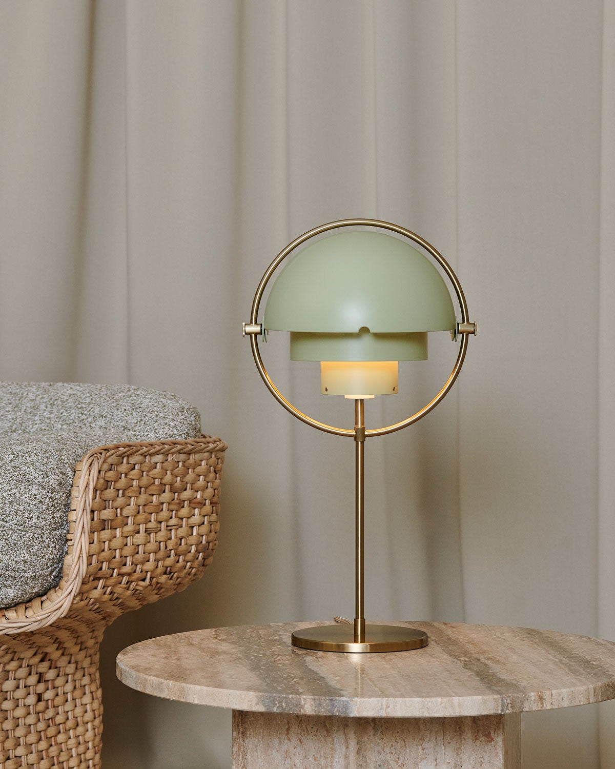Multi-Lite-Table-Lamp-Sage-Green-Brass-Miljo