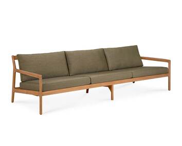 Ethnicraft-Jack-Outdoor-Sofa-3S-Teak-Green