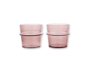 Ferm-Living-Boya-Low-Glasses-Set-of-2-Mauve-0914-1