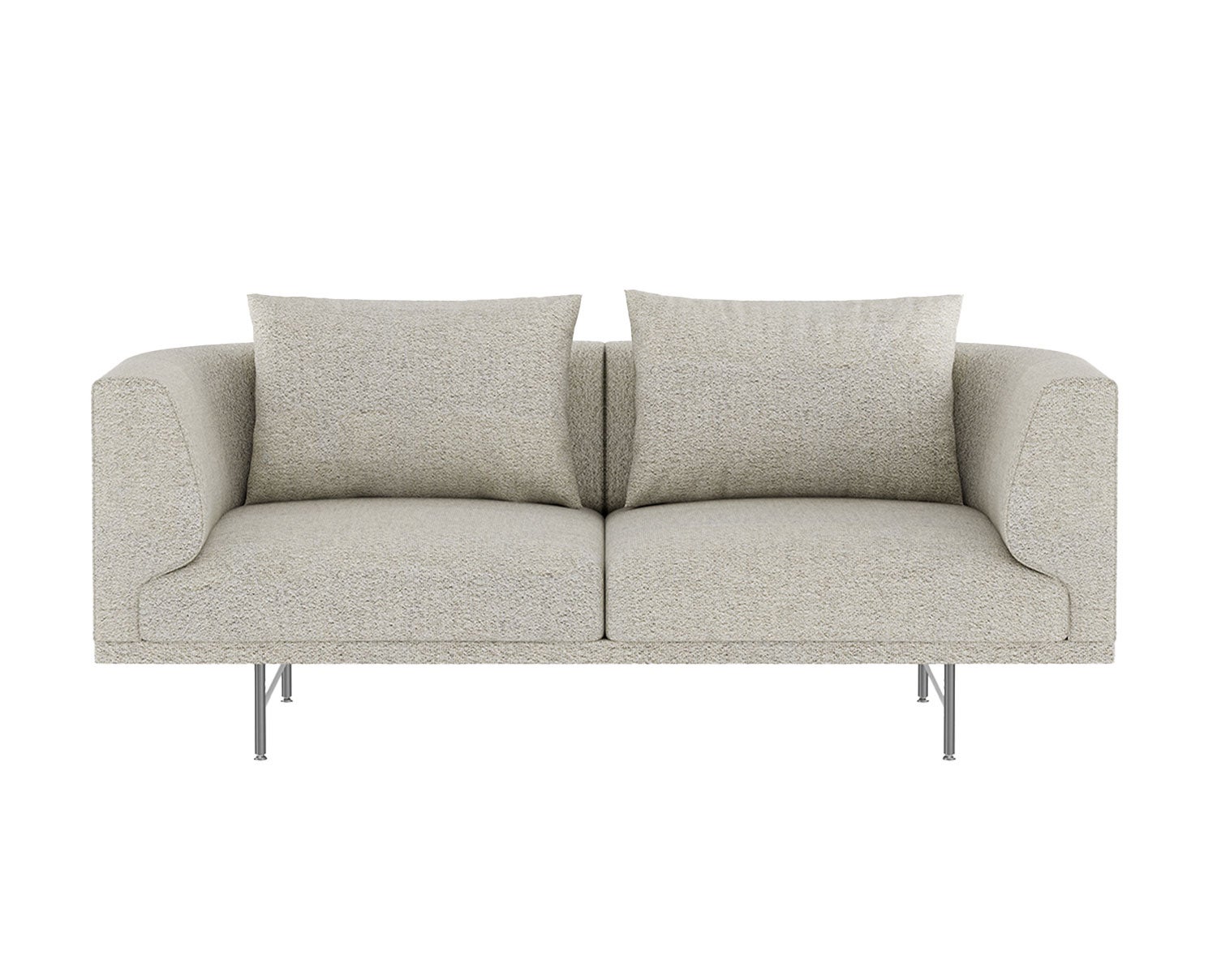 Vipp-Chimney-Sofa-2S-Bark-Off-White-Steel-Legs