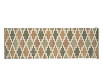 Classic-Collection-Korsnas-Runner-Green-Beige
