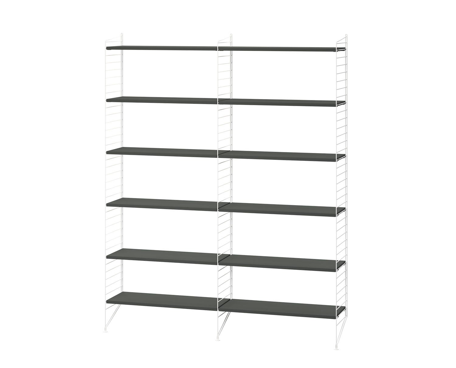 String Kombination Stue A Mørkegrå/Hvid