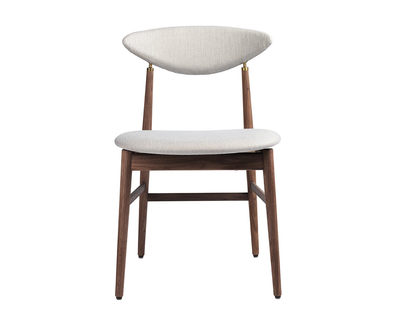 Gent_DiningChair_Wood_AmericanWalnut_AntiqueBrass_Dedar_Sinequanon-009-Nacre_Front