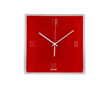 Kartell-Tic-Tac-Clock-Red