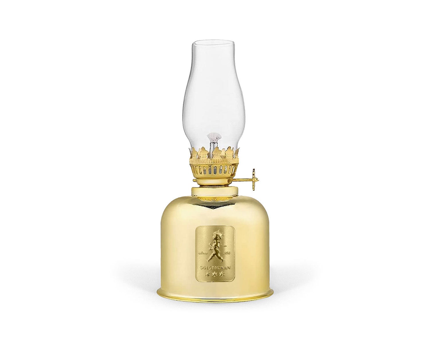 Solstickan-Fotogenlampa-Guld