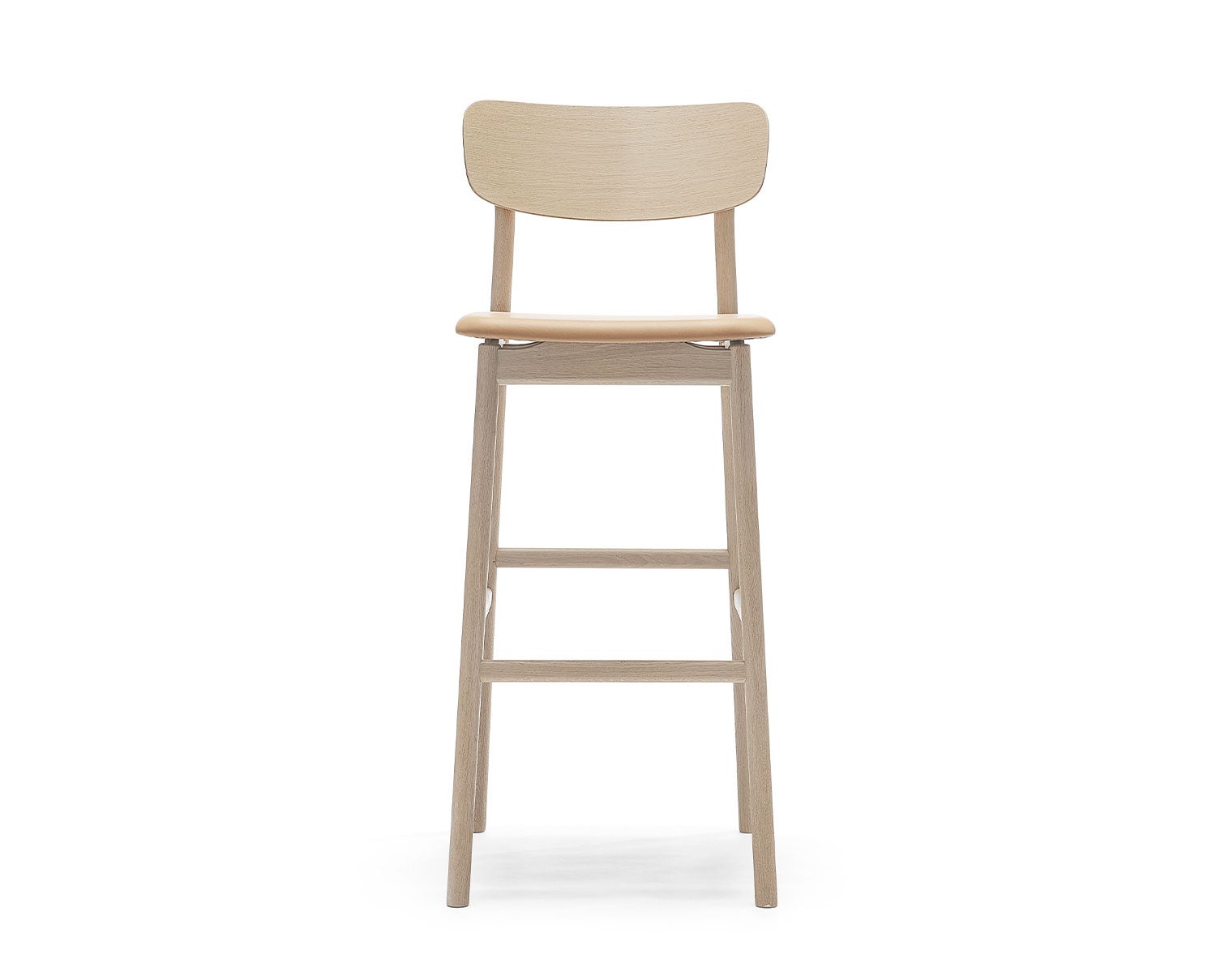 Stolab-Prima-Vista-Barstool-H78-White-Oil-Oak-Elmosoft-22030-Beige