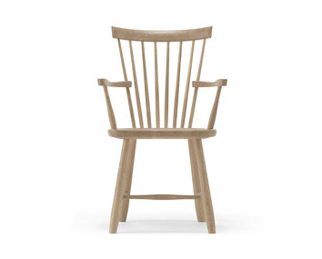 Lilla Åland Armstol i naturlakeret eg