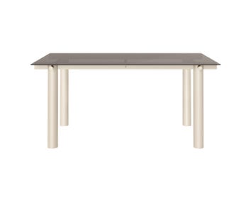 Ferm-Living-Atura-Matbord-160x90-Light-Cashmere-Dark-Tinted-Glass-1