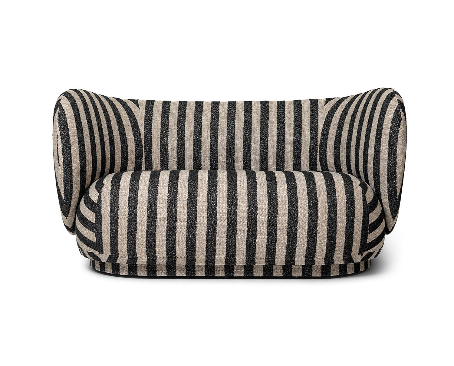 Ferm-Living-Rico-Sofa-2-Seater-Louisiana-Sand-Black