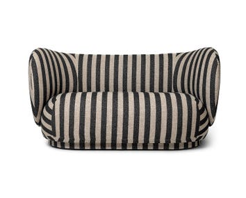 Ferm-Living-Rico-Sofa-2-Seater-Louisiana-Sand-Black