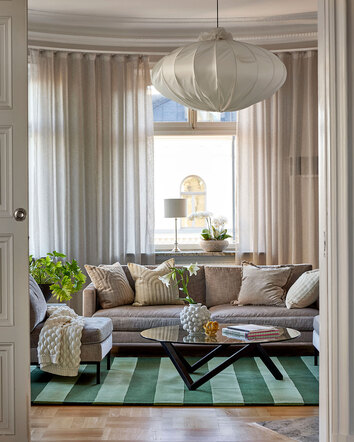 Classic-Stripe-Boucle-Matta-Gron-Miljo