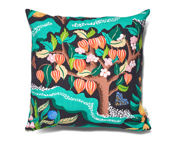 Botanical-cherry-black-cushion-classic-collection-CCBC55BK