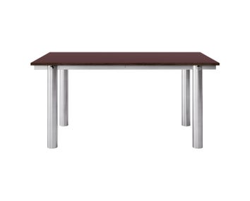 Ferm-Living-Atura-Matbord-160x90-Brushed-Steel-Burgundy-Linoleum-1