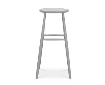 Palle Skammel med siddehøjde på 83 centimeter i birk i farven Grå